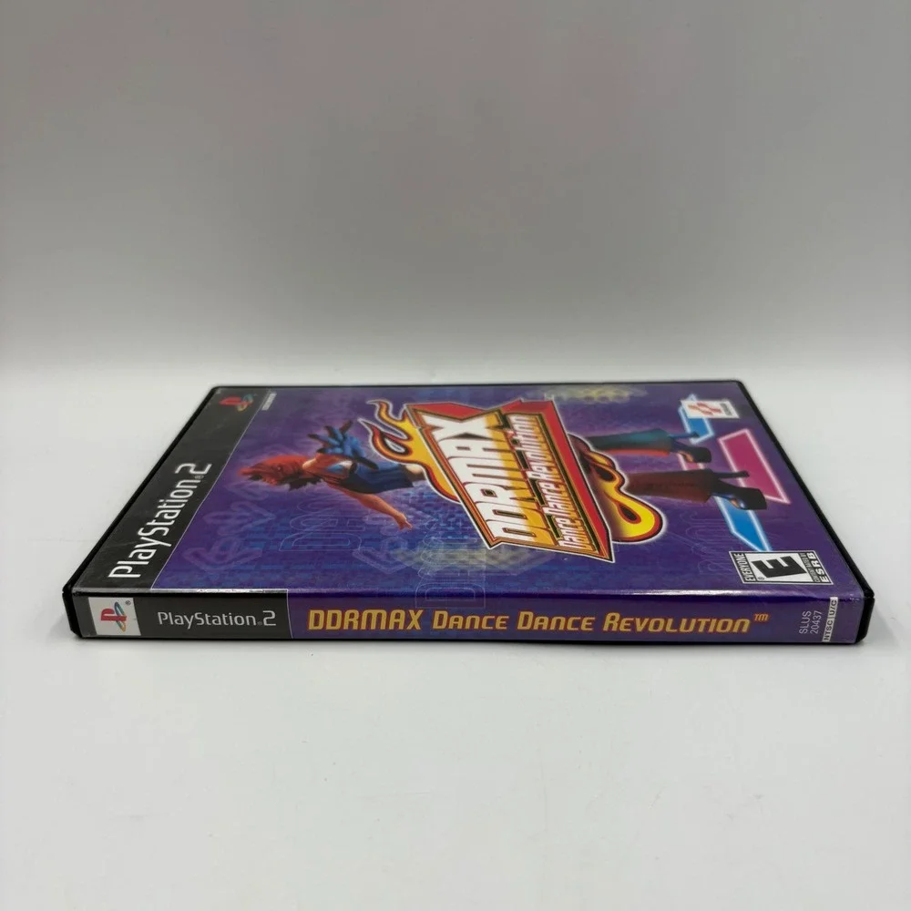 Konami DDRMAX Dance Dance Revolution PS2 Purple Good Music Rhythm Game‎